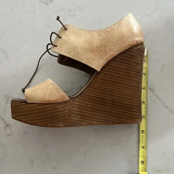 Billy Reid platform sandals EUC size 8 - Picture 2 of 6